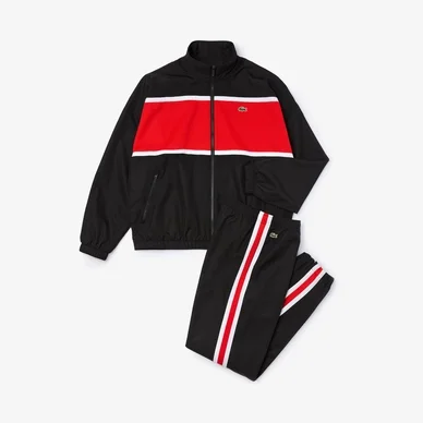Ensemble de Survêtement Lacoste Men WH1572 Sport Loose Colourblock Rouge / Bleu Marine / Blanc