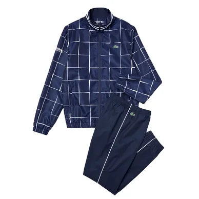 Ensemble de Survêtement Lacoste Men WH2049 Sport Lightweight Print Bleu Marine / Blanc