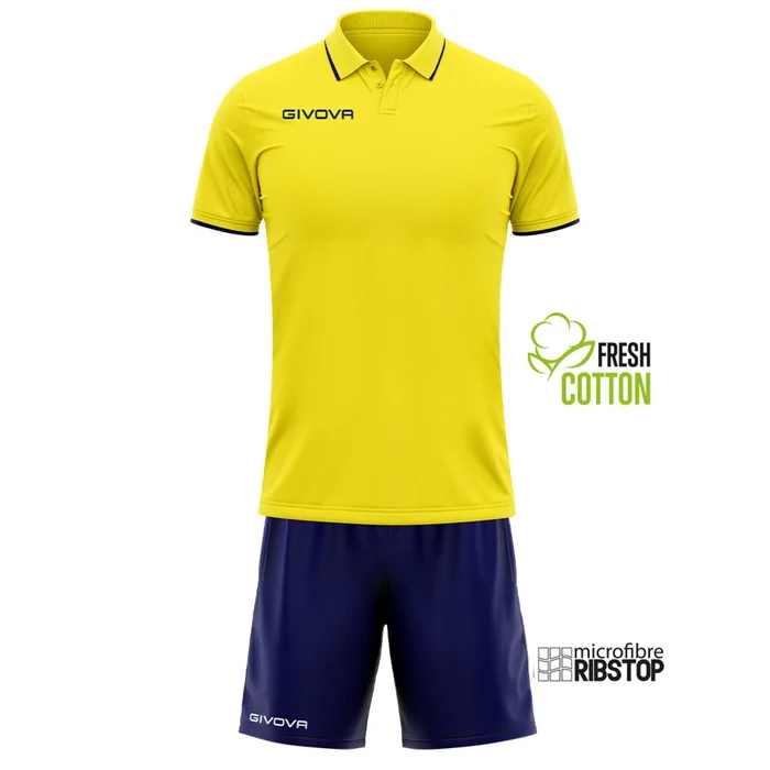 Ensemble polo et short enfant Givova Street