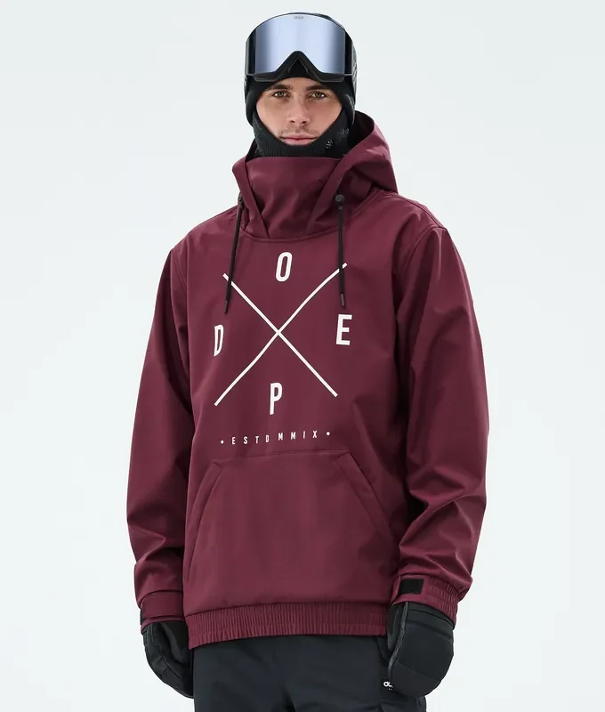 Exclusif Dope Yeti Veste Snowboard Homme 2X-Up Burgundy