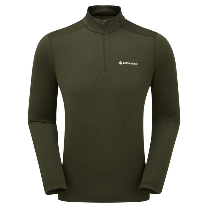 Exclusif Montane Dart Xt Zip Neck, homme, vert