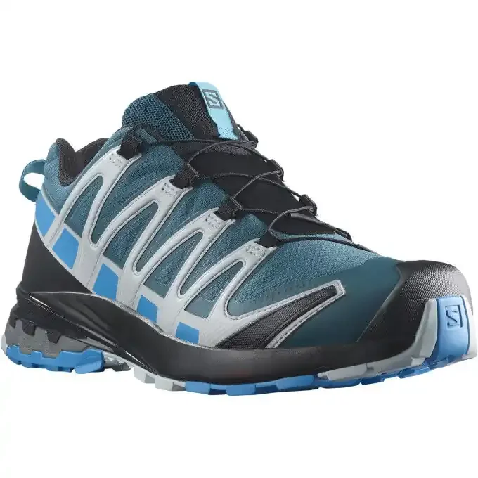 Expédié Aujourd’hui Chaussures de trail pour homme Salomon XA PRO 3D V8 GORE-TEX (Legion Blue Blithe Pearl Blue)