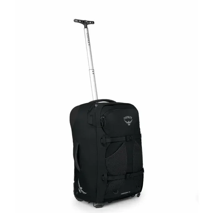 Expédition Rapide Sac de voyage à roulettes femme Osprey Fairview™ – Black