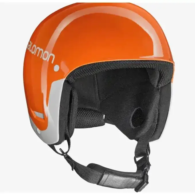 Fait Main Casque Salomon PATROL PRO GLOSSY orange