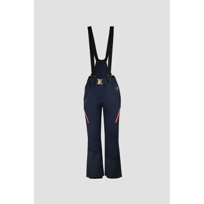Fait Main Pantalon de ski Aulp FALCK Marine