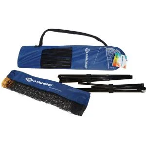 Filet de badminton dans un sac de transport