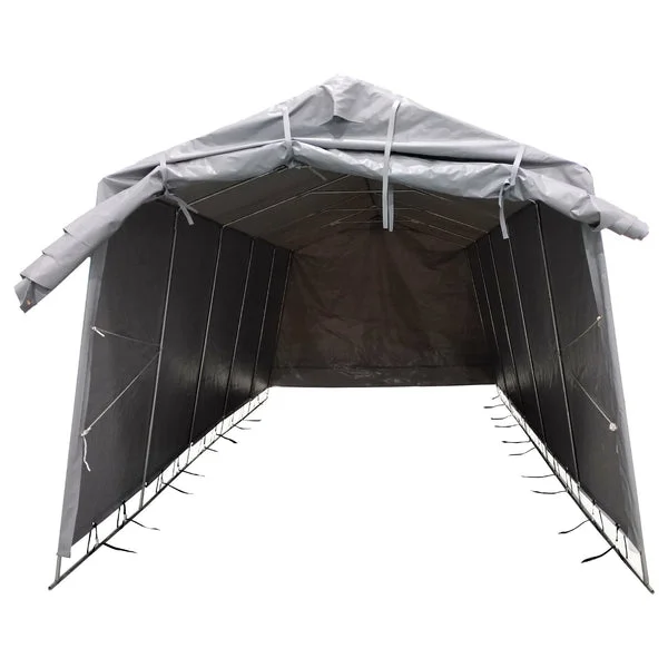 Fornorth Carpa garaje 2x3m, gris claro
