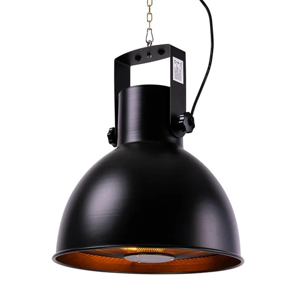 Fornorth Estufa de Exterior Ceiling Heater Premium 2000W, negro