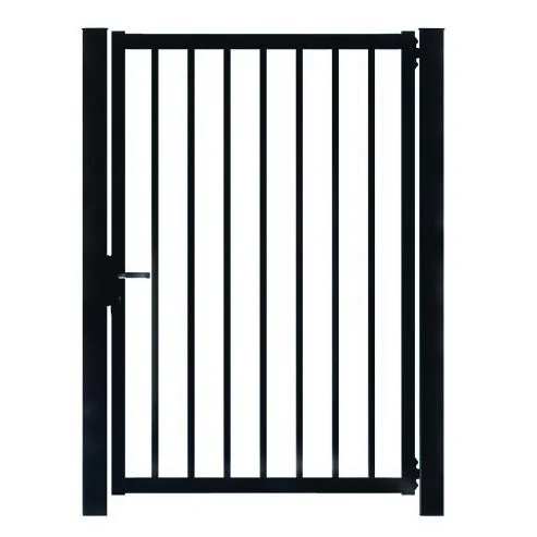 Fornorth Puerta jardín 100x100cm, negra
