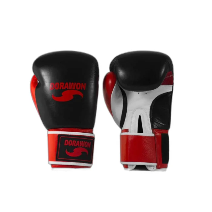 Gants de boxe Thaï competition cuir enfant Dorawon Leicester [Taille 8 oz]