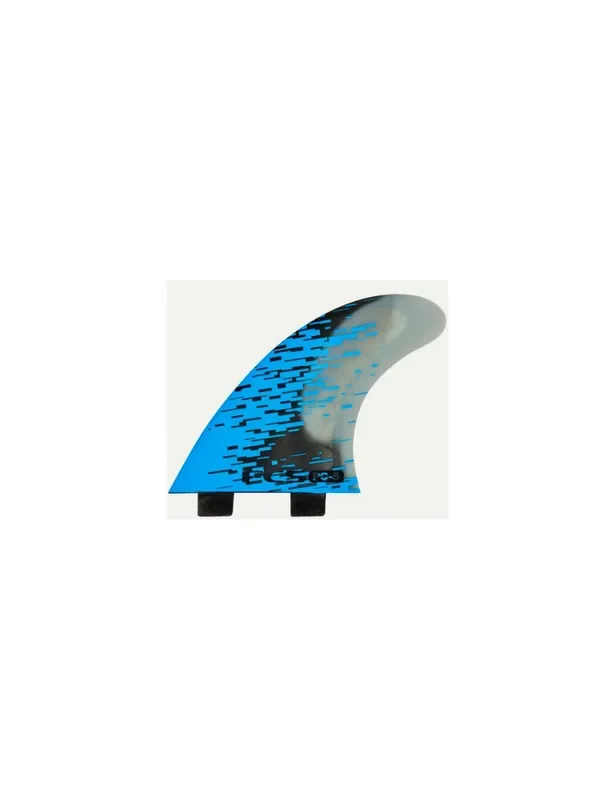 Garantie Incluse Dérives surf FCS PC-5 – Blue Smoke Quad Retail Fins