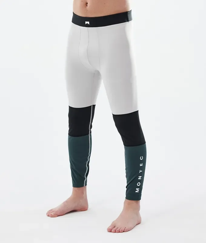 Garantie Incluse Montec Alpha Pantalon thermique Homme Light Grey/Black/Dark Atlantic