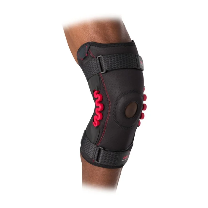 Genouillu00e8re avec charniu00e8re u00e0 ressort McDavid NRG Brace [Taille L]