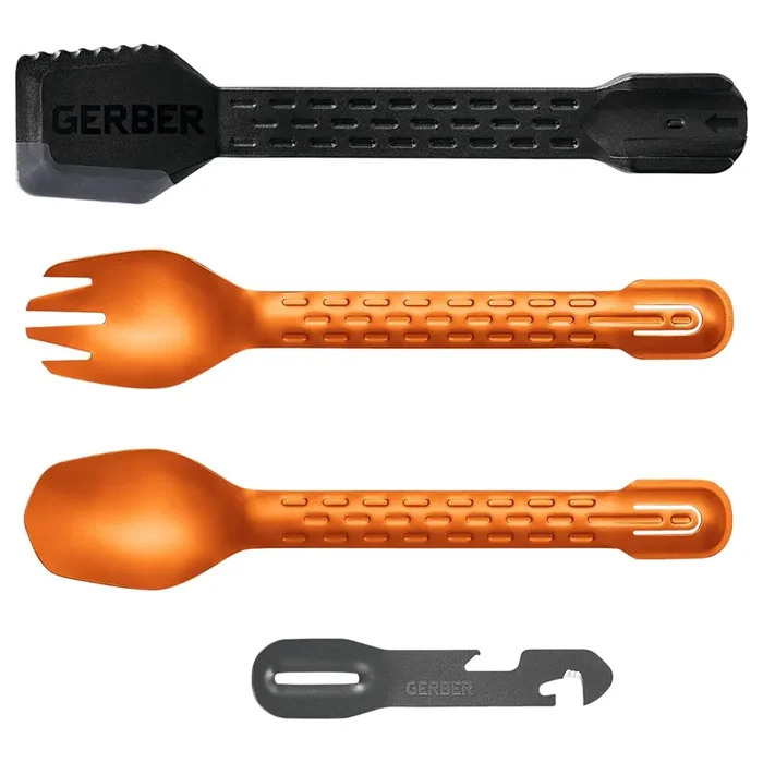 Gerber Compleat Utensil, ensemble de couverts, orange Expédition Rapide
