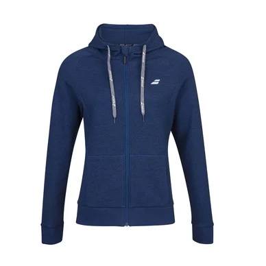 Gilet Babolat Women Exercise Hood Jacket Estate Blue Heather