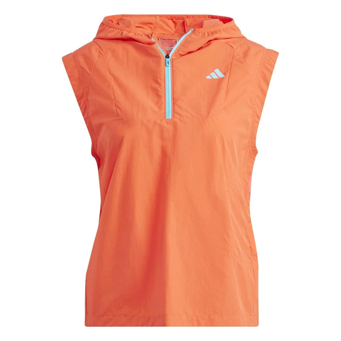 Gilet de cross femme demi-zippé adidas Adizero
