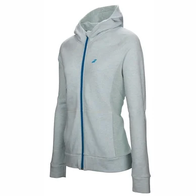 Gilet de Tennis Babolat Core Hood Sweat Women Light Blue