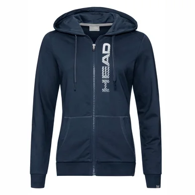 Gilet de Tennis HEAD Women Club Greta Dark Blue White