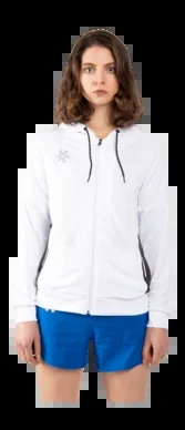Gilet Osaka Femme Training Zip Hoodie White