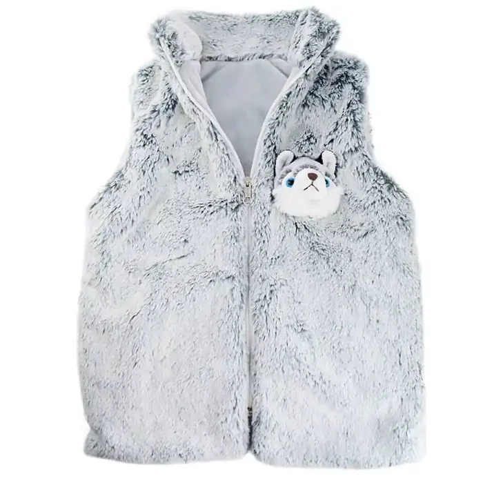 Gilet Peluche Husky Achat Immédiat