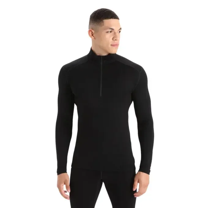 Haut thermique à manches longues ICEBREAKER 260 Tech – Black Certifié