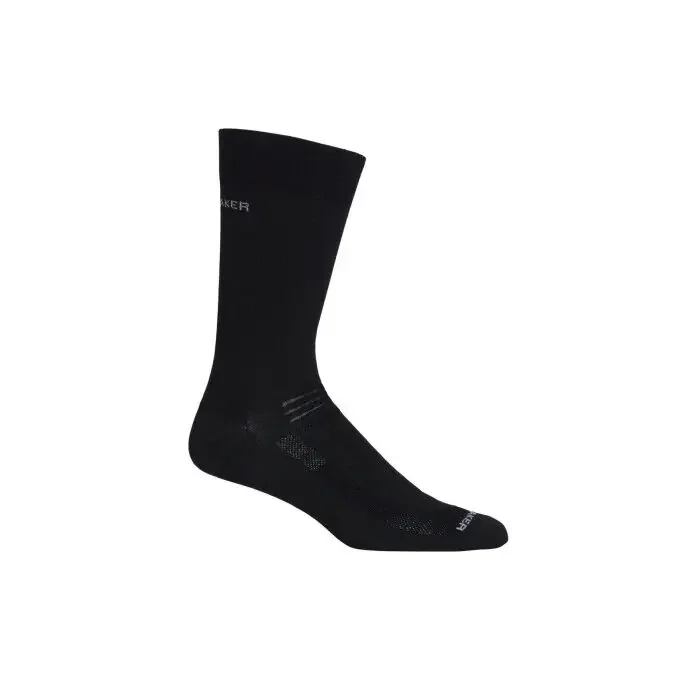 Haute Qualité Chaussettes Icebreaker MEN’S MERINO HIKE LINER CREW BLACK Crew Black