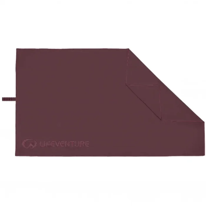 Haute Qualité Lifeventure Trek Towel en SoftFibre Recyclé, femme, rouge cassis