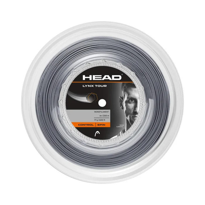 Head Cordaje de tenis Lynx Tour 125 Bobina 200m Gris
