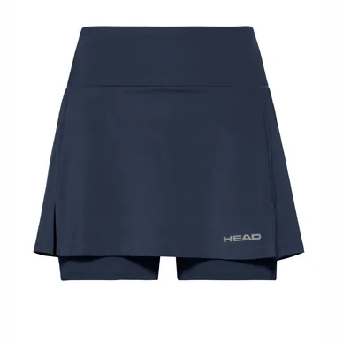 Jupe de Tennis HEAD Women Club Basic Long Dark Blue