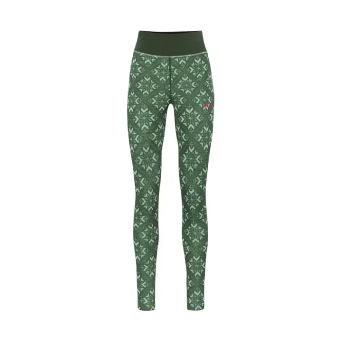 Kari Traa Iselin, collant thermique, femme, vert foncé Meilleur Prix