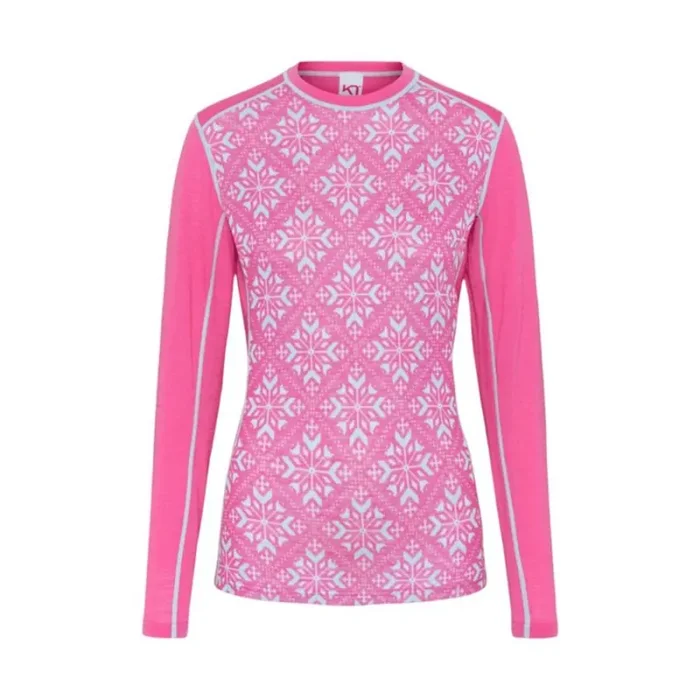 Kari Traa Iselin, haut thermique, femme, rose Prix Bas