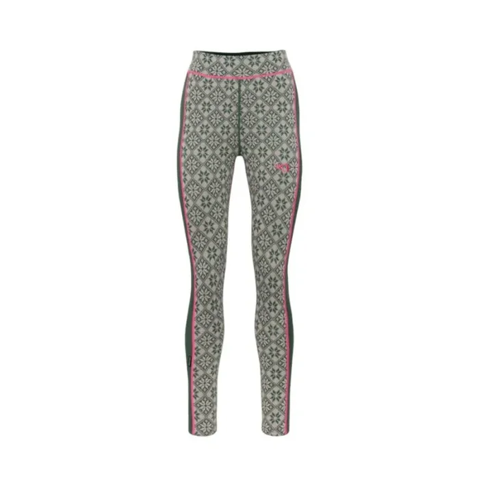 Kari Traa Rose, collant thermique, femme, vert Prix Choc