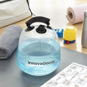 Kettlebell à eau pour l’entraînement physique avec guide d’exercice fibell
