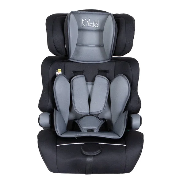 Kikid Silla de Coche Básica 76-150cm R129, negro-gris