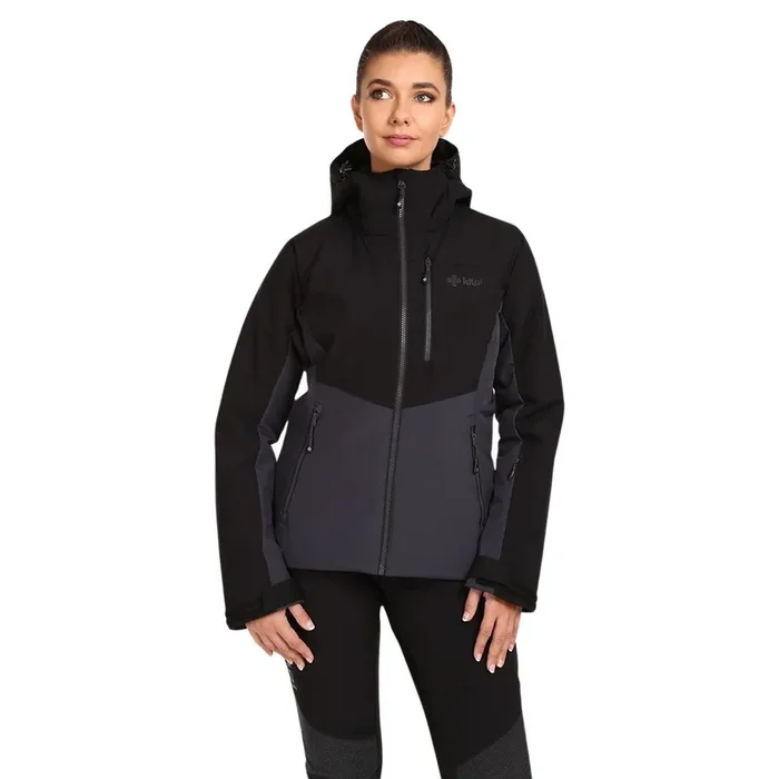 Kilpi Flip, manteau de ski, femmes, noir/gris Meilleur Choix