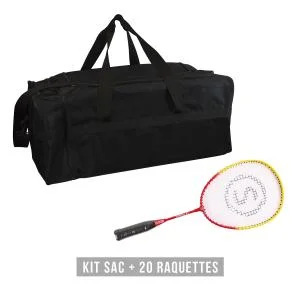 Kit raquettes (sac + 20 raquettes) enfant School 53