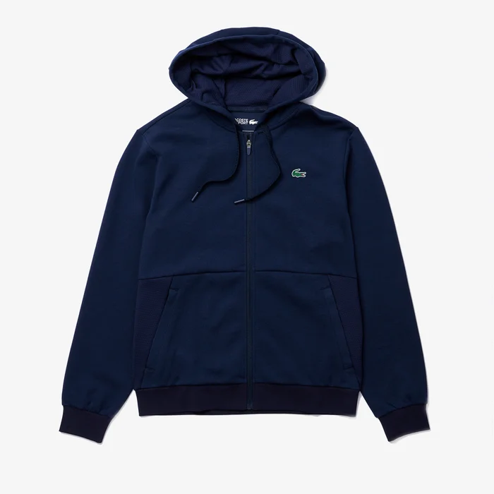 Lacoste Chaqueta con cremallera Hombre Azul marino AH24