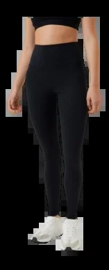 Legging Björn Borg Femme Studio High Waist Comfort Tights Black Beauty