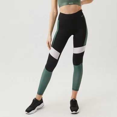 Legging Björn Borg Femmes High Waist Block Tig Borg Duck Green