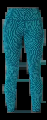 Legging Sweaty Betty Femme Power 7/8 Workout Green Linear Zebra