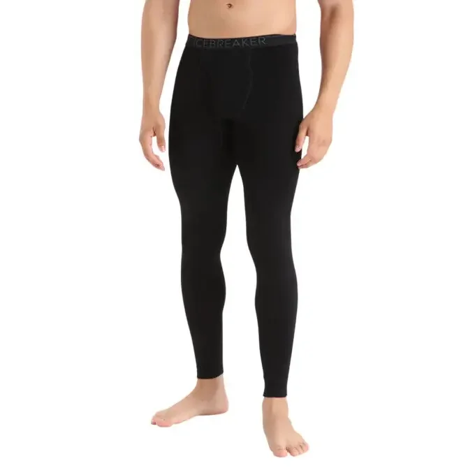Legging thermique homme mérinos ICEBREAKER 260 Tech – Black Prix Choc