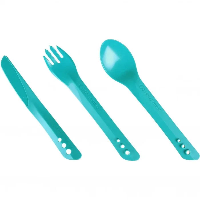 Lifeventure Ellipse Ensemble de Couverts, teal Livraison Mondiale
