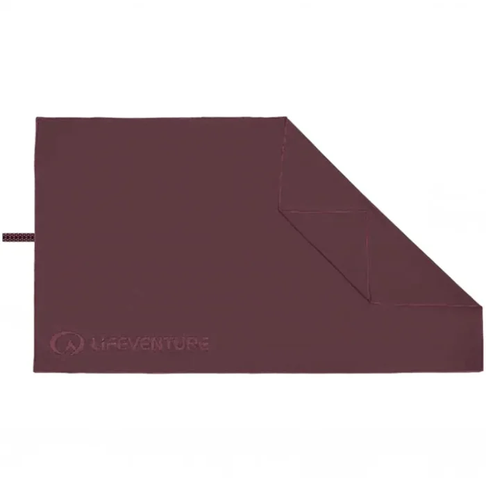 Lifeventure Trek Towel en SoftFibre Recyclé, femme, rouge cassis Dernier Modèle