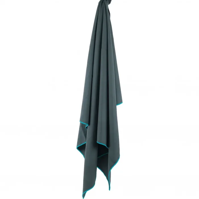 Lifeventure Trek Towel en SoftFibre Recyclé, gris Original