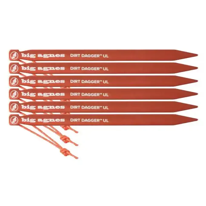 Livraison Express 6 piquets de tente Big Agnes DIRT DAGGER UL 6&Prime;