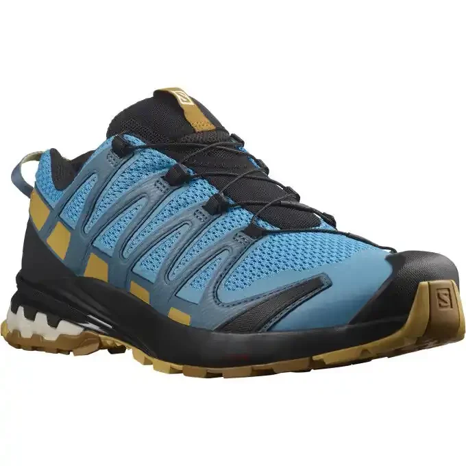 Livraison Express Chaussures de trail pour homme Salomon XA PRO 3D V8 (Barrier reef fall leaf bronze brown)
