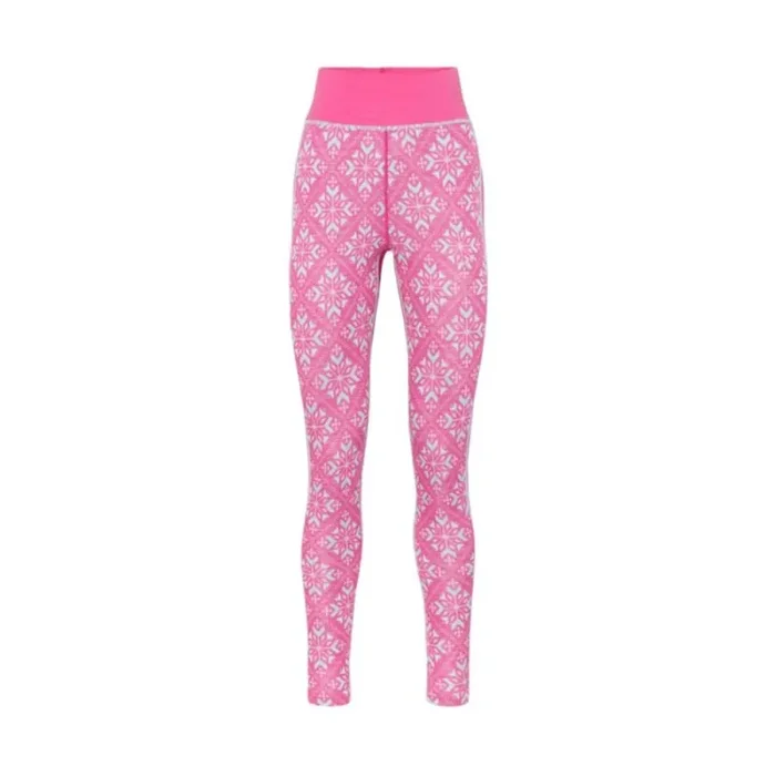 Livraison Express Kari Traa Iselin, collant thermique, femme, rose