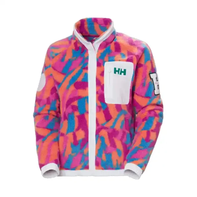 Livraison Gratuite Polaire Helly Hansen IMPERIAL PRINTED PILE SNAP