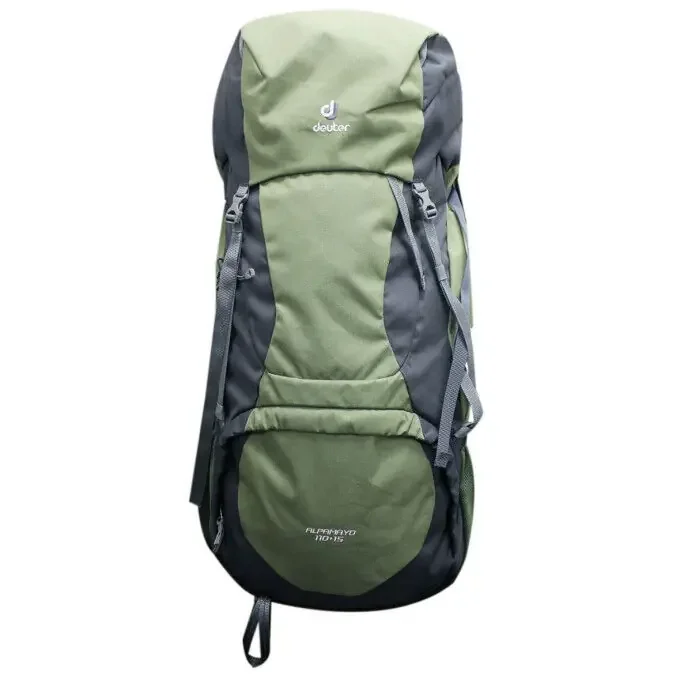 Livraison Gratuite Sac à dos de trekking Deuter ALPAMAYO 110 + 15 – Khaki Graphite