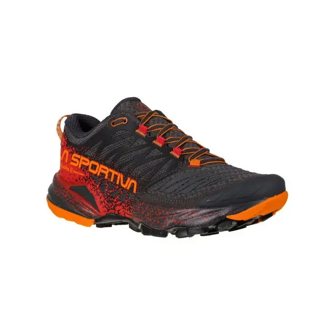 Livraison Mondiale Chaussures de trail La Sportiva AKASHA II WOMAN Carbon/Cherry